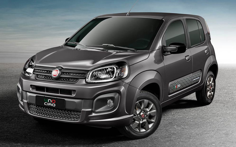 Fiat Uno vendido em 2013 no Brasil